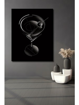 Teona Ahşap Çerçeve Görünümlü Soyut Geometri Dekoratif Ahşap Mdf Ev Duvar Tablo Dikdörtgen Ev Duvar Tablo