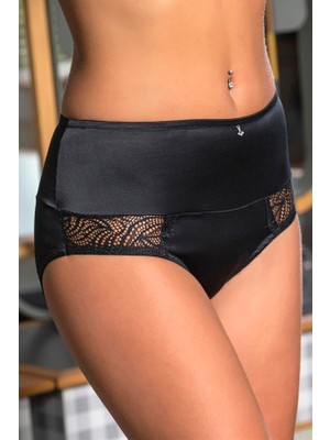 Kapsulavm Yüksek Bel Slip Külot Siyah (MGP21173)