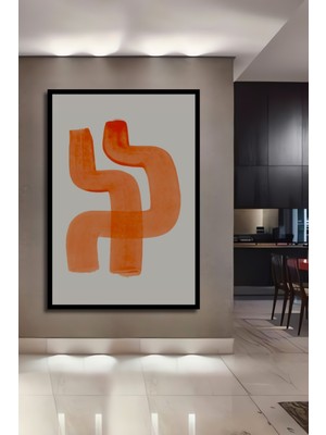 Teona Ahşap Çerçeve Görünümlü Soyut Sanat Dekoratif Ahşap Mdf Ev Duvar Tablo Dikdörtgen Ev Duvar Tablo