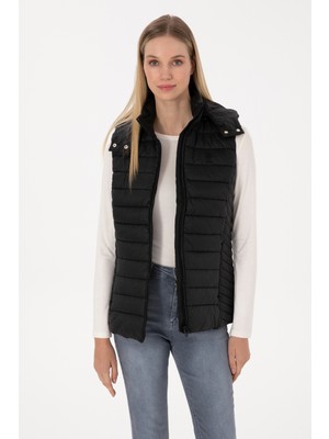 U.s. Polo Assn. Kadın Siyah Yelek (Dokuma) 50307992-VR046