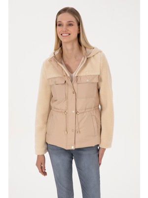 U.s. Polo Assn. Kadın Ekru Deri Mont-Kaban 50317362-VR019