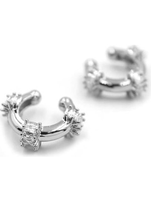 Efe Avm 2'li Kıkırdak Küpe - Gümüş