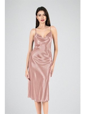 Beruflic Uzun Gecelik Degaje Vizon