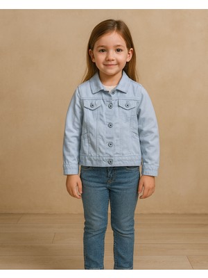 Keskin Bebe Kız Çocuk Kot Ceket