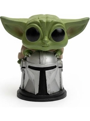 Netavantaj Özel Yapım Baby Yoda Mandalorian Yoda 3D Figür Biblo