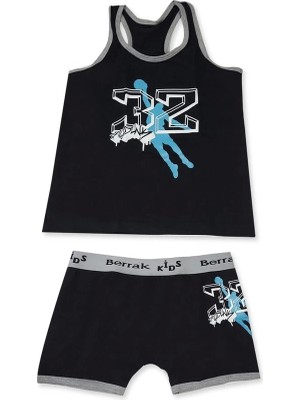Kapsulavm Berrak Baskılı Elastan Çocuk Takımı 1511