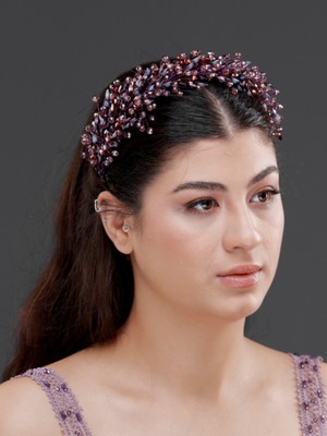 Magic Tiara Kristal Taşlı Zarif Taç – Farklı Renk Seçenekleriyle Özel Gün Saç Aksesuarı