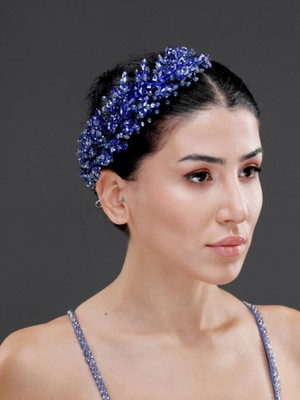 Magic Tiara Kristal Taşlı Zarif Taç – Farklı Renk Seçenekleriyle Özel Gün Saç Aksesuarı