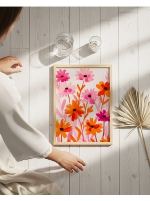 Fuart.Co Yaz Bahçesi Dijital Baskı Poster (Çerçevesiz) SOFU