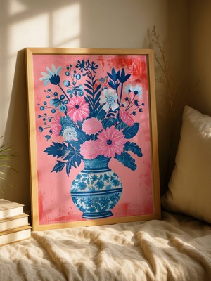 Fuart.Co Mavi Düş Dijital Baskı Poster (Çerçevesiz) SOFU