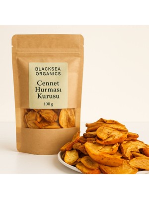 Blacksea Organics Rize Cennet Hurması Kurusu 100 G | 2025 Yeni Mahsul, Katkısız, Şeker Ilavesiz