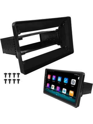 Navex NV-4287 Üniversal 10.1" Android Oto Tablet Çerçevesi 1 Din Abs Plastik Siyah