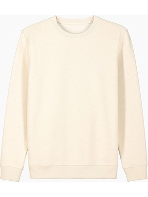 CGA Erkek Bisiklet Yaka Sweatshirt Yumuşak Dokulu Sweatshirt