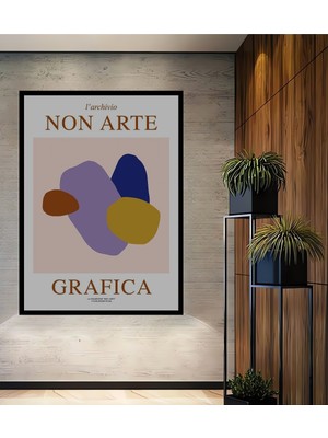 Teona Ahşap Çerçeve Görünümlü Soyut Sanat Dekoratif Ahşap Mdf Ev Duvar Tablo Dikdörtgen Ev Duvar Tablo