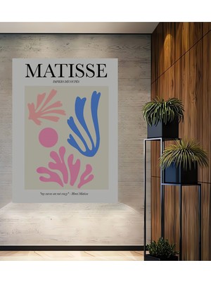 Teona Ahşap Matisse Tarzı Dekoratif Ahşap Mdf Ev/işyeri Duvar Tablo Dikdörtgen Ev/işyeri Duvar Tablo