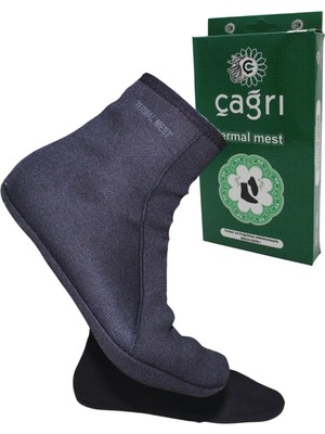 My Real Kışlık Termal Mest – Soğuk Geçirmez, Kaymaz Tabanlı, Nefes Alabilen Sıcak Tutucu Çorap Ayakkab