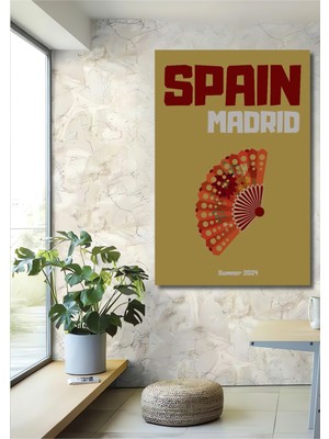 Teona Ahşap Ispanya Madrid Ahşap Mdf Dekoratif Ev/işyeri Duvar Tablo Dikdörtgen Ev/işyeri Duvar Tablo