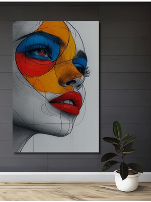 Teona Ahşap Soyut Sanat Dekoratif Ahşap Mdf Ev/işyeri Duvar Tablo Dikdörtgen Ev/işyeri Duvar Tablo