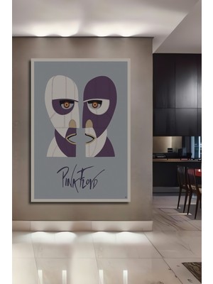 Teona Ahşap Pink Floyd Soyut Yüzler Dekoratif Ahşap Mdf Ev/işyeri Duvar Tablo Dikdörtgen Ev/işyeri Duvar Tablo