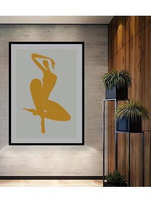 Teona Ahşap Çerçeve Görünümlü Soyut Sanat Dekoratif Ahşap Mdf Ev Duvar Tablo Dikdörtgen Ev Duvar Tablo