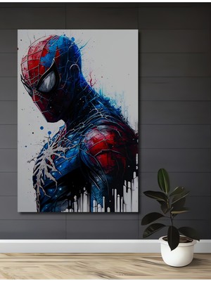 Teona Ahşap Örümcek Adam Soyut Sanat Ahşap Mdf Dekoratif Ev/işyeri Duvar Tablo Dikdörtgen Ev/işyeri Duvar Tablo