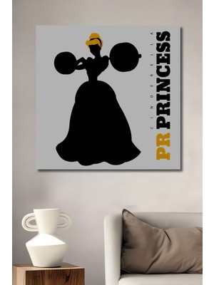 Teona Ahşap Sindirella Prenses Ahşap Mdf Dekoratif Ev/işyeri Duvar Tablo Dikdörtgen Ev/işyeri Duvar Tablo