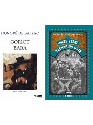 Can Yayınları Goriot Baba (Yeni Beyaz Kapak) + Zacharius Usta