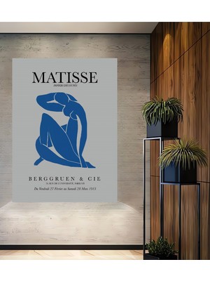 Teona Ahşap Matisse Ilhamlı Soyut Sanat Dekoratif Ahşap Mdf Tablo Dikdörtgen Tablo