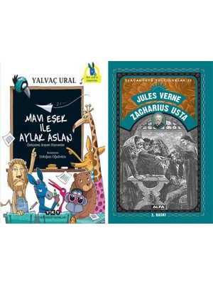 Yapı Kredi Yayınları Mavi Eşek ile Aylak Aslan – Öyküsünü Arayan Hayvanlar + Zacharius Usta