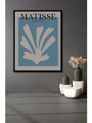Teona Ahşap Çerçeve Görünümlü Matisse Ilhamlı Dekoratif Ahşap Mdf Ev Duvar Tablo Dikdörtgen Ev Duvar Tablo