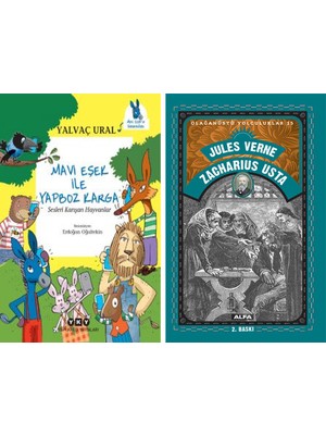 Yapı Kredi Yayınları Mavi Eşek ile Yapboz Karga – Sesleri Karışan Hayvanlar + Zacharius Usta