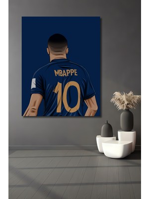 Teona Ahşap Mbappe Dekoratif Ahşap Mdf Ev/işyeri Duvar Tablo Dikdörtgen Ev/işyeri Duvar Tablo