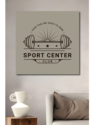 Teona Ahşap Fitness Temalı Dekoratif Ahşap Mdf Ev/işyeri Duvar Tablo Dikdörtgen Ev/işyeri Duvar Tablo