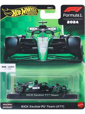 Hot Wheels Premium Formula 1 Kick Sauber #77