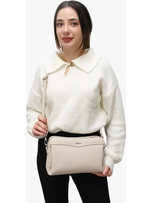 Sosela Bayan Linen Portföy Çanta 67-6012 Bej
