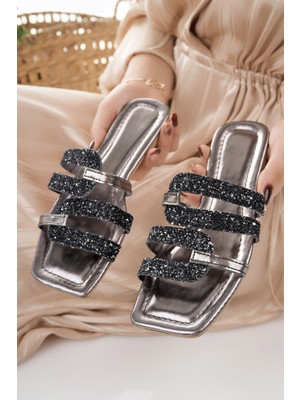 Kadın Terlik Şık Dışarı Plaj Yazlık Günlük Ev Terliği