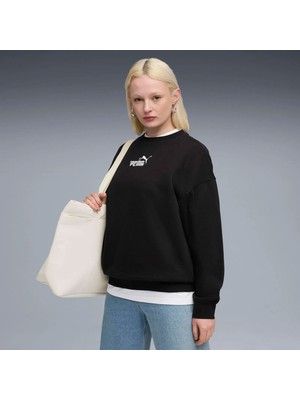 Markali Puma Ess Nature 2.0 Crew Kadın Siyah Sweatshirt 68807801
