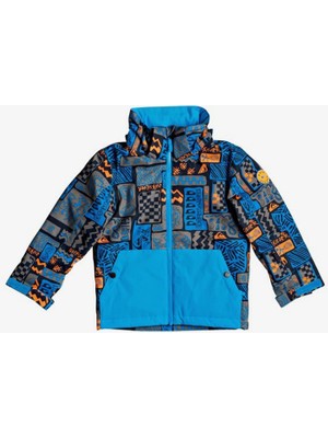 Quiksilver Little Mission Erkek Çocuk Mavi Snowboard Ceketi