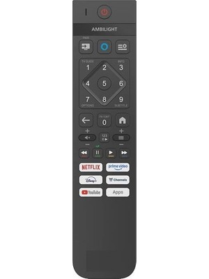 Tayfun Philips ile Uyumlu Model 85PUS8510/12 QLED 4K Ambilight Mikrofonlu Kumanda