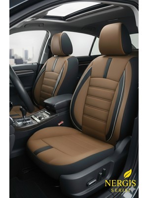 Trobus Opel Astra Sedan (H–j) 2004–2021 Uyumlu - Tay Tüyü Orta + Lacost Kenar, 8 mm Süngerli Oto Koltuk Kılıfı (2 cm Yan Destek)