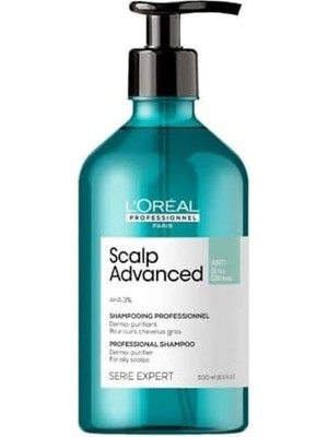 Storemax L'oréal Professionnel Paris Serie Expert Scalp Advanced Yağlanma Karşıtı Profesyonel Şampuan 500ML