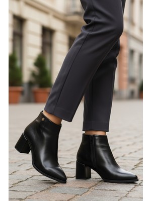 Pierre Cardin Siyah Içi Kürklü Kadın Bot PC-54984 Z