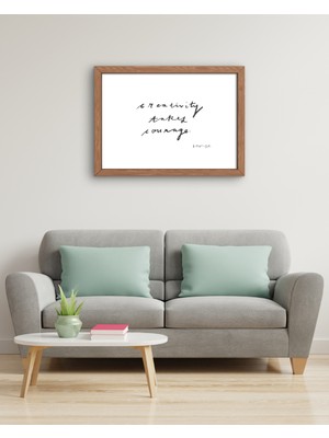 Fuart.Co Creativity Dijital Baskı Poster (Çerçevesiz) MOFU