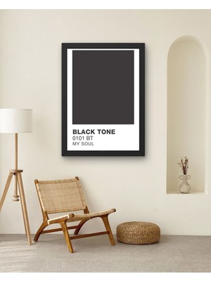 Fuart.Co Black Tone Dijital Baskı Poster (Çerçevesiz) MOFU