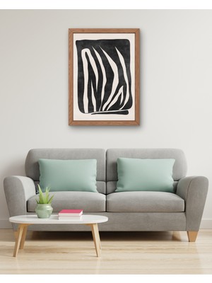 Fuart.Co Incelikli Çizgiler Dijital Baskı Poster (Çerçevesiz) MOFU