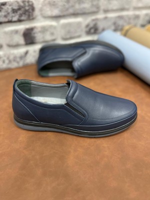 Deri Tarz Hakiki Deri Ortopedik Rahat Hafif Yumuşak Erkek Ayakkabı