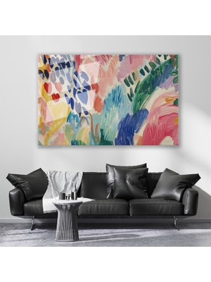 Artarilion Cam Yatay Duvar Tablosu Cam Renk Soleni4 Ev Ofis Salon Modern Duvar Tablosu