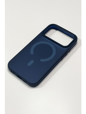 iPhone 17 Pro Max Magsafe Destekli Darbe Emici Buz Görünümlü Kılıf – Gauze