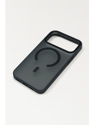 iPhone 17 Pro Magsafe Destekli Darbe Emici Buz Görünümlü Kılıf – Gauze