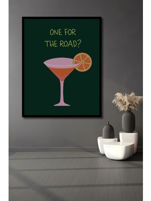 Teona Ahşap Çerçeve Görünümlü Yol Üstü Içki Ahşap Mdf Dekoratif Ev Duvar Tablo Dikdörtgen Ev Duvar Tablo